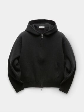 Coor Double Face Wool Blend Zip Hoodie